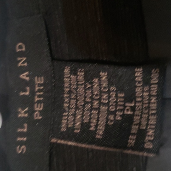 100% silk cropped blazer - Picture 6 of 7